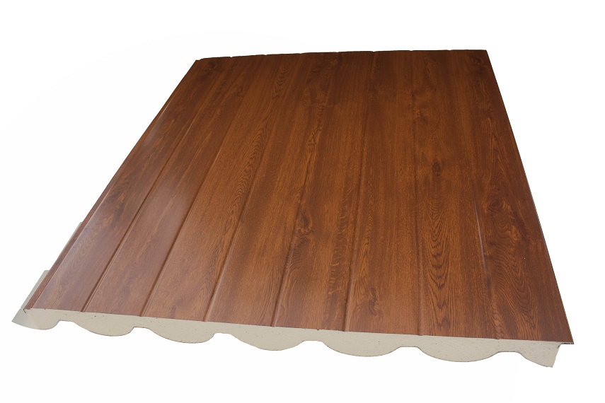 Panel teja madera alistonada